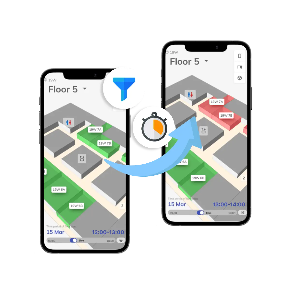 Find the most suitable workspace within few seconds