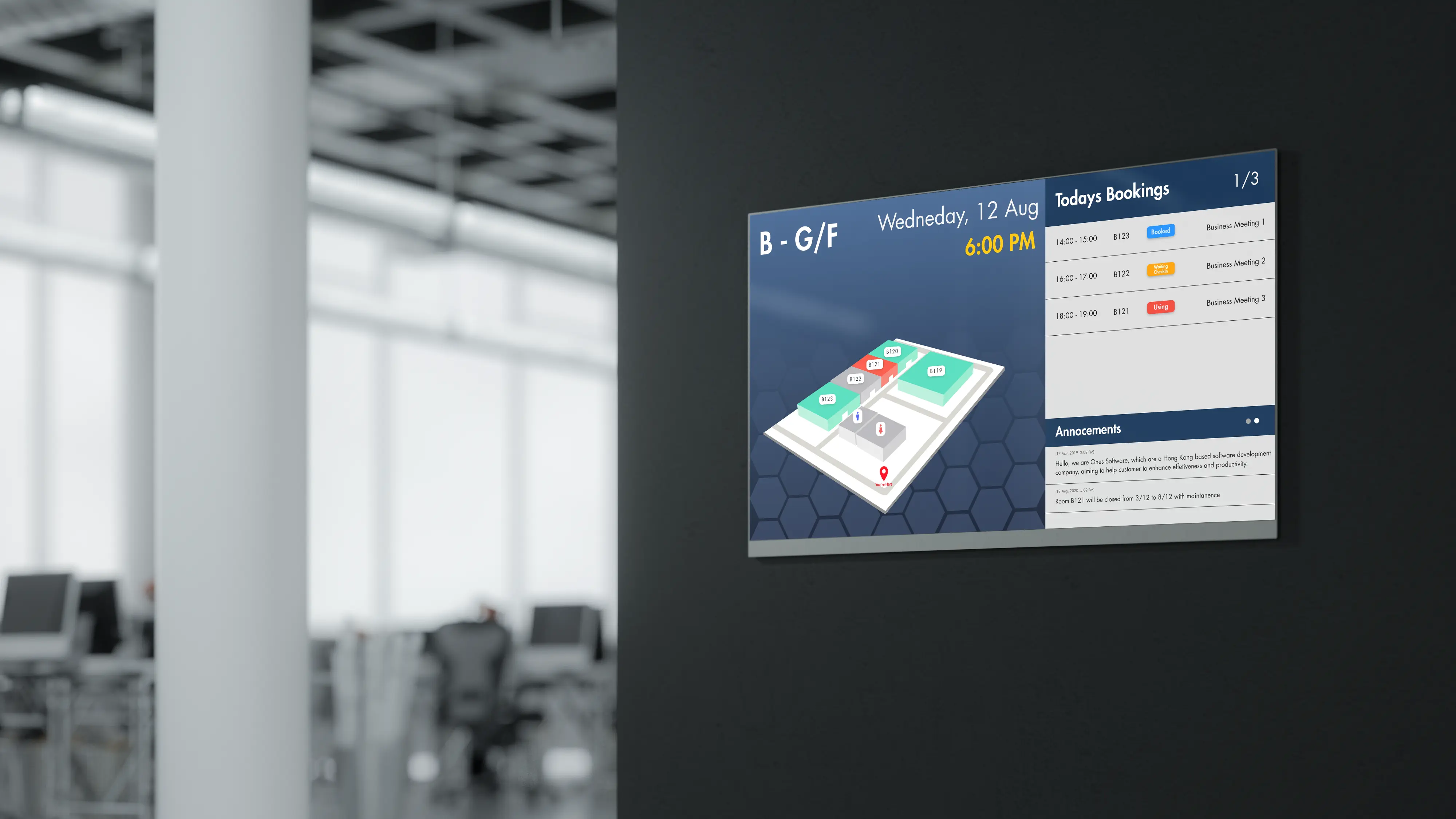 Smart office floorplan